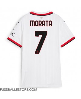 Günstige AC Milan Alvaro Morata #7 Auswärtstrikot Damen 2024-25 Kurzarm